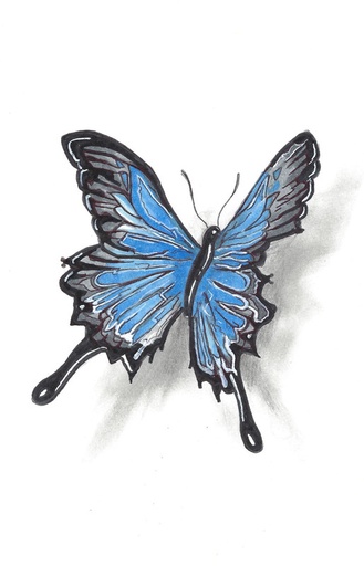 Papillon (On écrit un mot pour toi (donne-nous le prénom de la personne))